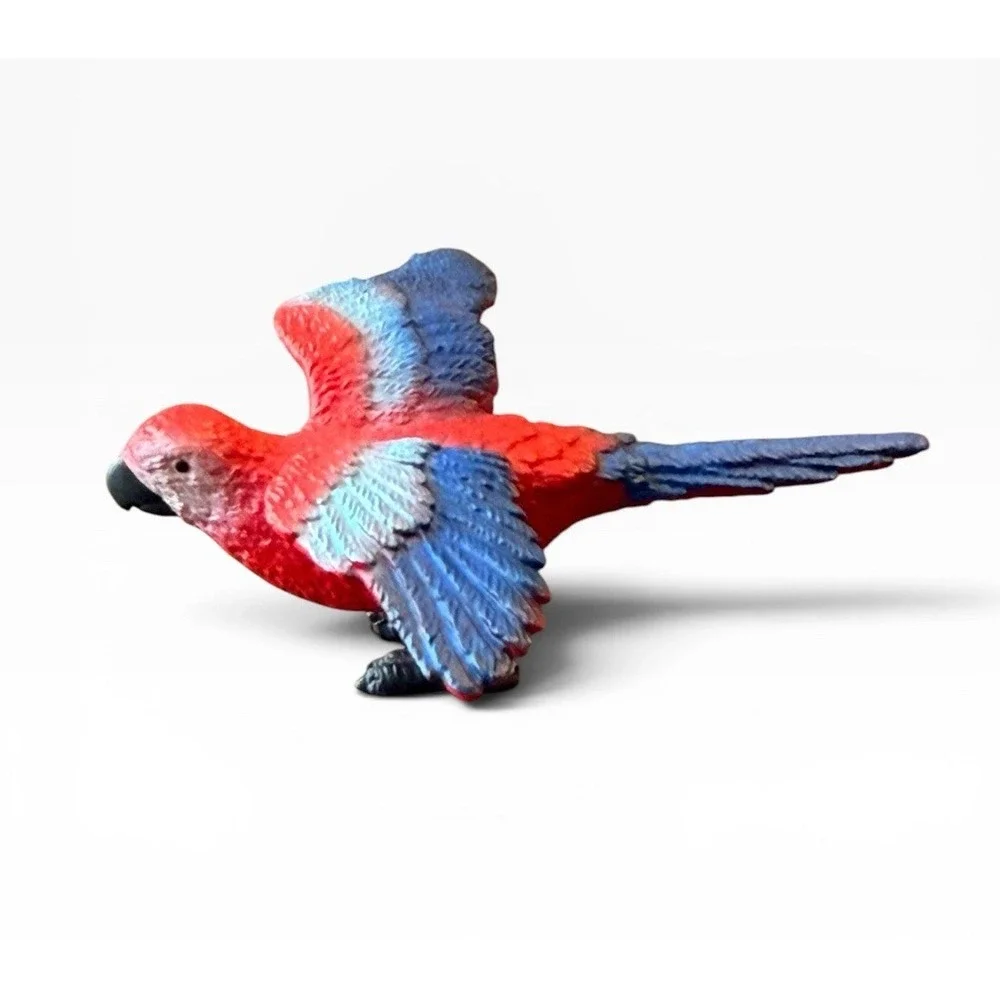 Lot of 12 1998 Safari LLC Vintage Birds  Animals Hard Plastic Figures